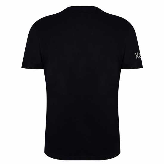 Kappa Мъжка Тениска Authentic Logo T Shirt Mens Black 005 Мъжки тениски и фланелки