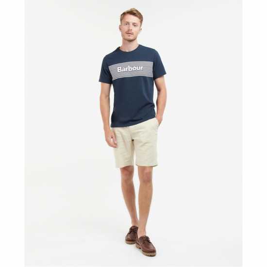 Barbour Coundon Graphic T-Shirt Navy 