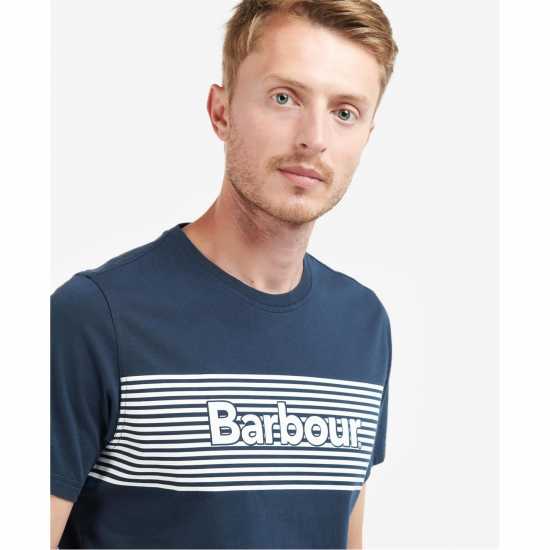 Barbour Coundon Graphic T-Shirt Navy 