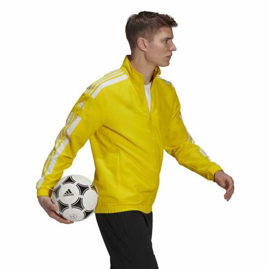 Adidas Pre Jkt Yellow/White - Мъжки грейки
