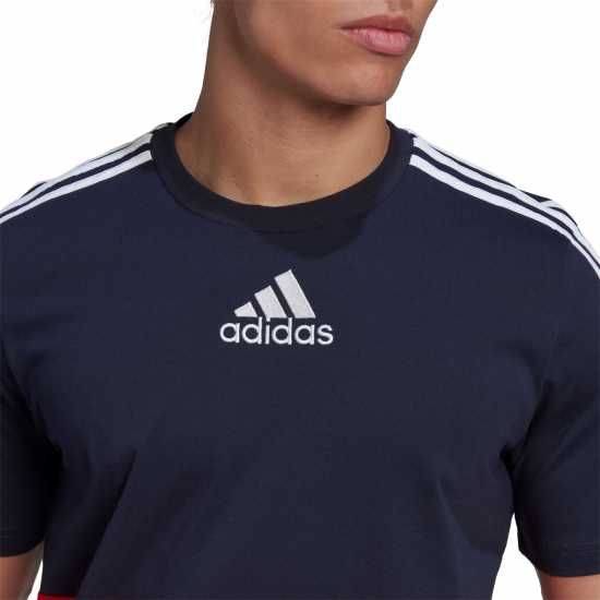 Adidas Мъжка Риза Essential Colour Block T-Shirt Mens  Мъжки тениски и фланелки
