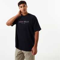 Тениска С Лого Jack Wills Tv Logo Tee  Мъжки ризи