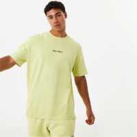 Тениска Jack Wills Minimal Graphic T Shirt Lime Мъжки ризи