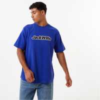Jack Wills Outline Logo T-Shirt  Мъжки ризи