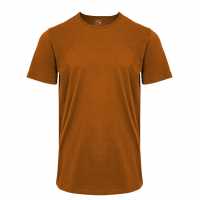Fabric Ss Tee Sn43 Brown Мъжко облекло за едри хора