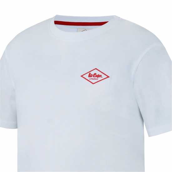 Мъжки тениски и фланелки Lee Cooper Мъжка Тениска Essentials Crew Neck T Shirt Mens Бяло Lee Cooper Мъжка Тениска Essentials Crew Neck T Shirt Mens Бяло Мъжки тениски и фланелки