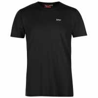 Lee Cooper Мъжка Тениска Cooper Essentials Crew Neck T Shirt Mens Black Мъжки ризи