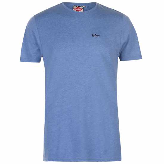 Lee Cooper Мъжка Тениска Cooper Essentials Crew Neck T Shirt Mens Sky Blue M - Мъжки ризи