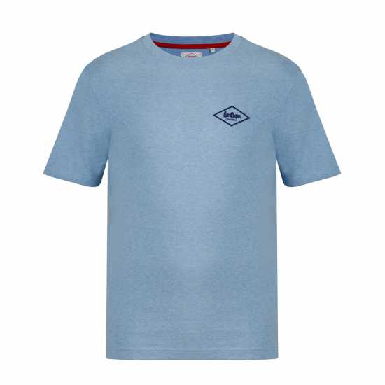 Мъжки тениски и фланелки Lee Cooper Мъжка Тениска Essentials Crew Neck T Shirt Mens Небесно син марл Lee Cooper Мъжка Тениска Essentials Crew Neck T Shirt Mens Небесно син марл Мъжки тениски и фланелки