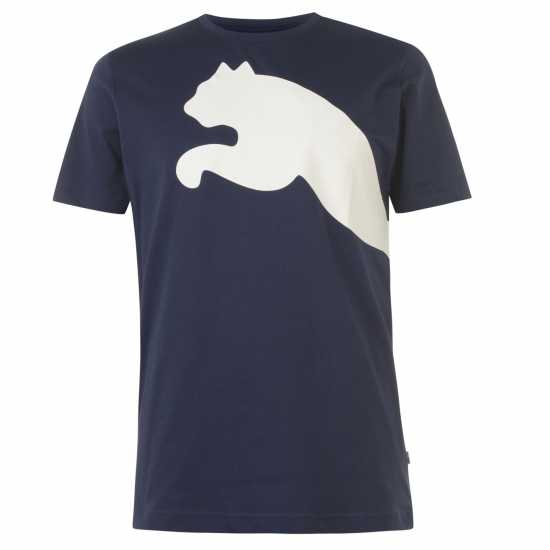 Puma Мъжка Тениска Big Cat Qt T Shirt Mens Navy/White Мъжки ризи