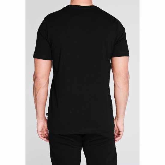 Puma Мъжка Тениска Box Qt T Shirt Mens Black/White Мъжки ризи