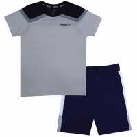 Firetrap Тениска T Shirt And Shorts Set Junior Boys Navy/White Детски тениски и фланелки