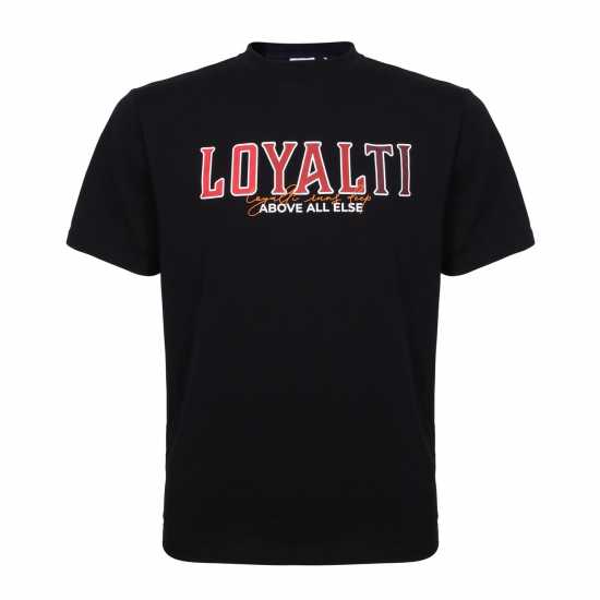 Мъжка Риза Loyalti Mvp T-Shirt Mens Черно/Червено 