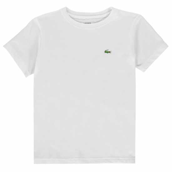 Lacoste Тениска Basic Logo T Shirt White 001 