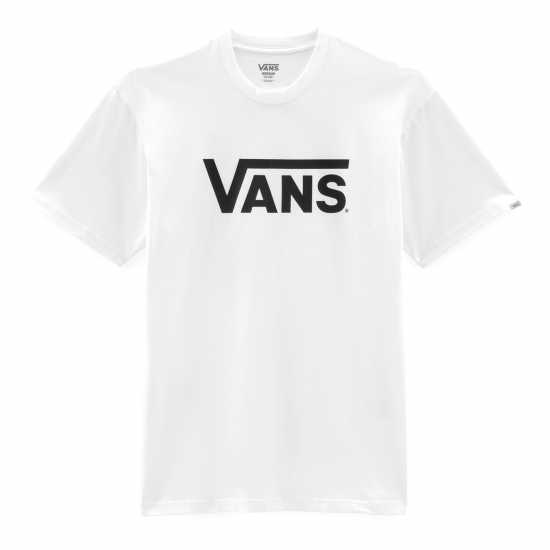 Vans Мъжка Риза Classic T-Shirt Mens White-Black Мъжки ризи