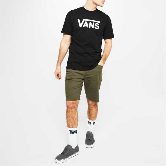 Vans Мъжка Риза Classic T-Shirt Mens Black-White Мъжки ризи