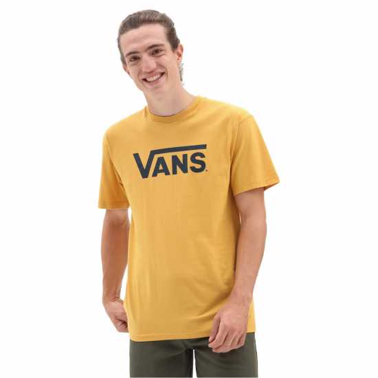 Vans Мъжка Риза Classic T-Shirt Mens Honey Gold Мъжки ризи