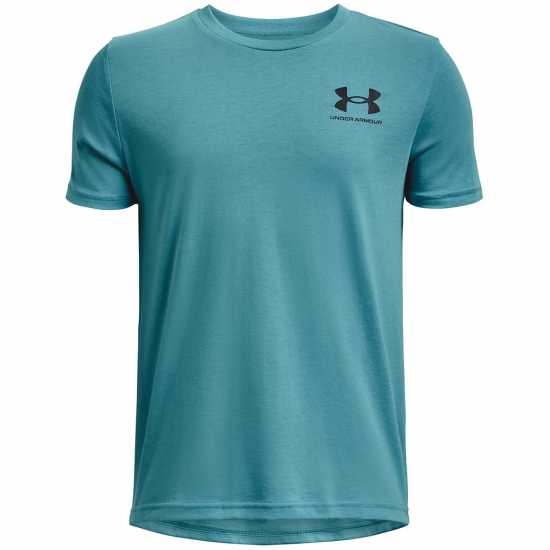 Детски тениски и фланелки Under Armour Left Chest Logo Short Sleeve Juniors Glacier Blue Under Armour Left Chest Logo Short Sleeve Juniors Glacier Blue Детски тениски и фланелки