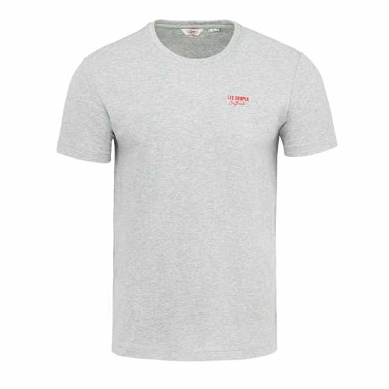 Lee Cooper T-Shirt Сиво Мъжки тениски и фланелки