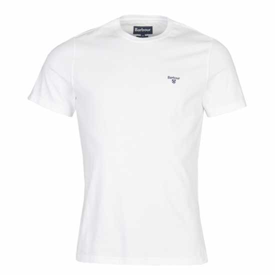 Barbour Essential Sports T-Shirt White WH11 