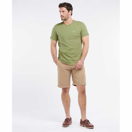 Barbour Essential Sports T-Shirt Burnt Olive 