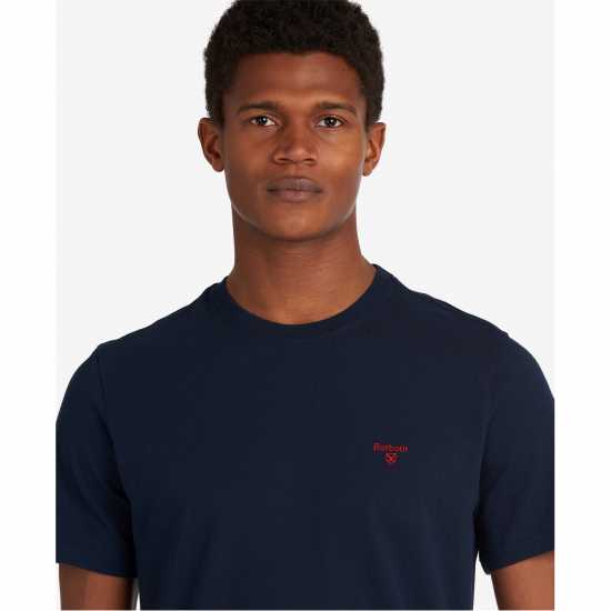 Barbour Essential Sports T-Shirt Navy NY91 