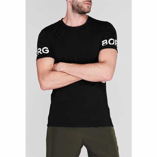 Bjorn Borg Тениска Sleeve Logo T Shirt  Мъжки ризи