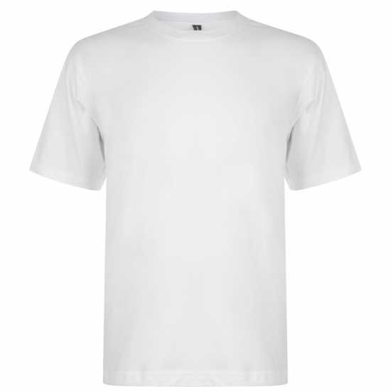 Donnay 3 Тениски Мъже 3 Pack T Shirts Mens Бяло Мъжки тениски и фланелки