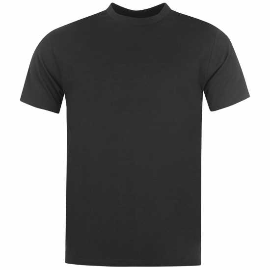 Donnay 3 Тениски Мъже 3 Pack T Shirts Mens Black Мъжко облекло за едри хора