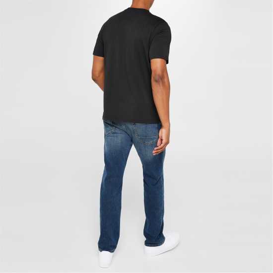 Donnay 3 Тениски Мъже 3 Pack T Shirts Mens Сиво/Черно/Черно Мъжки тениски и фланелки