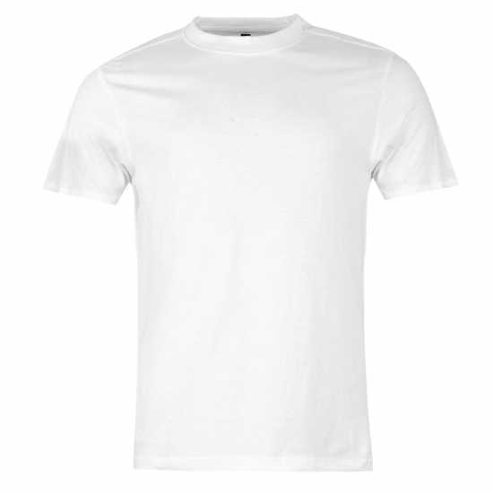 Donnay 3 Тениски Мъже 3 Pack T Shirts Mens White/Blue/Navy Мъжко облекло за едри хора