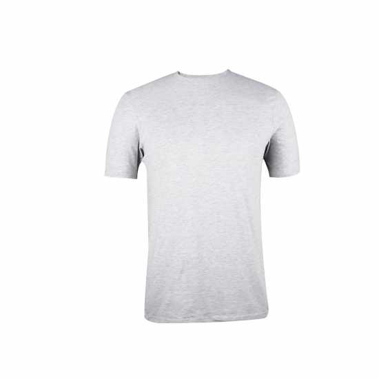 Donnay 3 Тениски Мъже 3 Pack T Shirts Mens White/GreyM/Wht Мъжко облекло за едри хора
