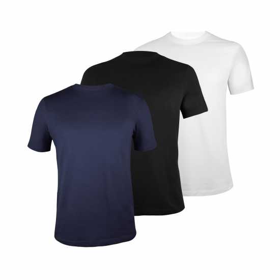 Мъжки тениски и фланелки Donnay 3 Тениски Мъже 3 Pack T Shirts Mens Donnay 3 Тениски Мъже 3 Pack T Shirts Mens Мъжки тениски и фланелки