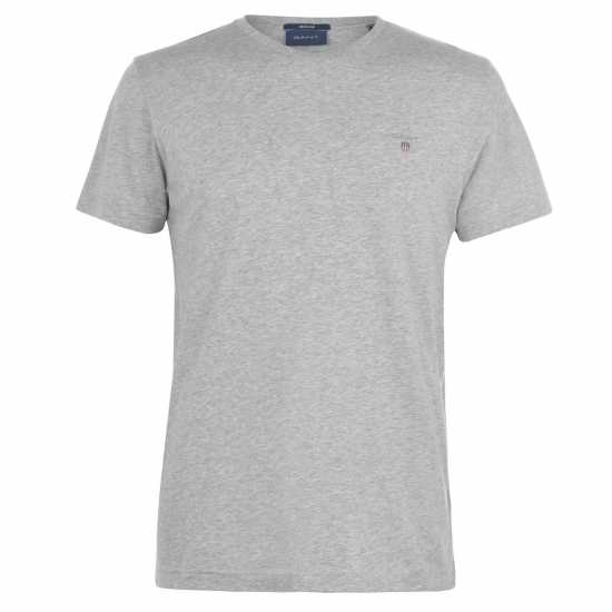 Gant Crew Logo T-Shirt Grey 094 Tshirts under 20