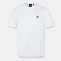 Lyle And Scott Тениска Logo T Shirt Бял 626 