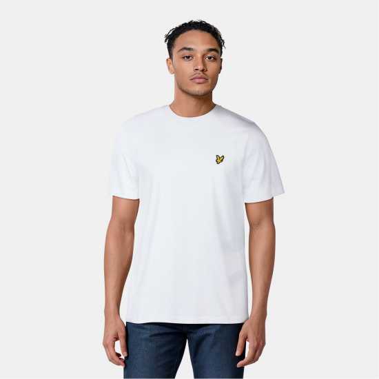 Lyle And Scott Тениска Logo T Shirt Бял 626 Lyle And Scott Тениска Logo T Shirt Бял 626