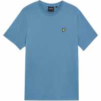 Lyle And Scott Тениска Logo T Shirt Океанско небе X861 