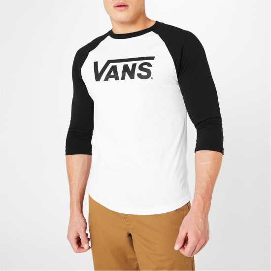 Vans Мъжка Риза Raglan Long Sleeve T-Shirt Mens  Мъжки ризи