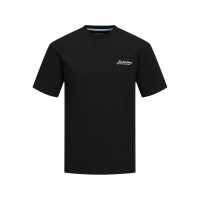 Мъжка Риза Jack And Jones Short Sleeve Logo T-Shirt Mens Черно Мъжки тениски и фланелки