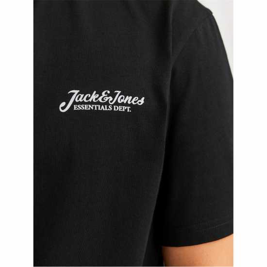 Мъжки тениски и фланелки Мъжка Риза Jack And Jones Short Sleeve Logo T-Shirt Mens Черно Мъжка Риза Jack And Jones Short Sleeve Logo T-Shirt Mens Черно Мъжки тениски и фланелки