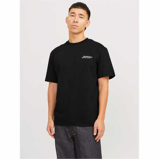 Мъжки тениски и фланелки Мъжка Риза Jack And Jones Short Sleeve Logo T-Shirt Mens Черно Мъжка Риза Jack And Jones Short Sleeve Logo T-Shirt Mens Черно Мъжки тениски и фланелки