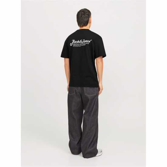 Мъжки тениски и фланелки Мъжка Риза Jack And Jones Short Sleeve Logo T-Shirt Mens Черно Мъжка Риза Jack And Jones Short Sleeve Logo T-Shirt Mens Черно Мъжки тениски и фланелки