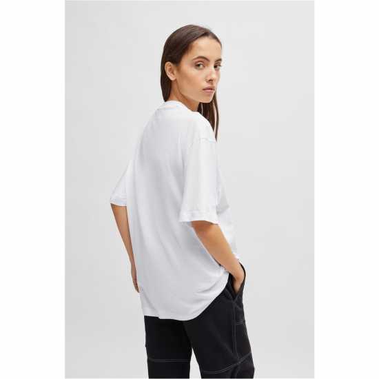 Мъжки тениски и фланелки Hugo Boss Hugo T-Shirt Бяло 100 Hugo Boss Hugo T-Shirt Бяло 100 Мъжки тениски и фланелки