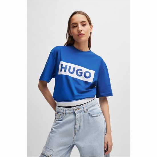 Hugo Boss Hugo T-Shirt Син 493 Мъжки тениски и фланелки
