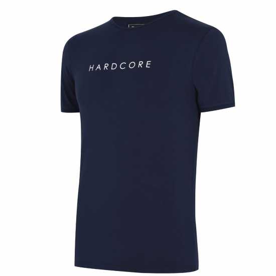 Hardcore Тениска Calle T Shirt Navy Мъжки ризи