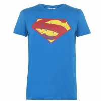 Character Superman Graphic Tee For Men Superman Мъжко облекло за едри хора