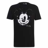 Character Мъжка Риза Short Sleeve T-Shirt Mens Mickey Mouse Мъжко облекло за едри хора