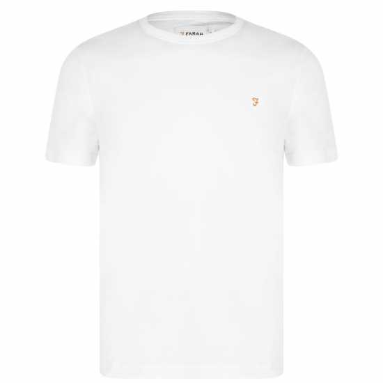 Тениска Farah Denny Short Sleeve T Shirt White 104 Мъжки ризи