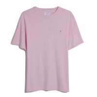 Тениска Farah Denny Short Sleeve T Shirt Mid Pink 651 Мъжки ризи