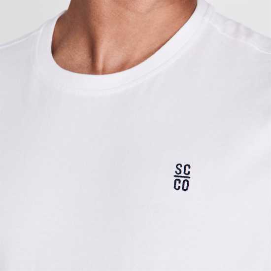 Soulcal Мъжка Тениска Signature T Shirt Mens White Мъжки ризи